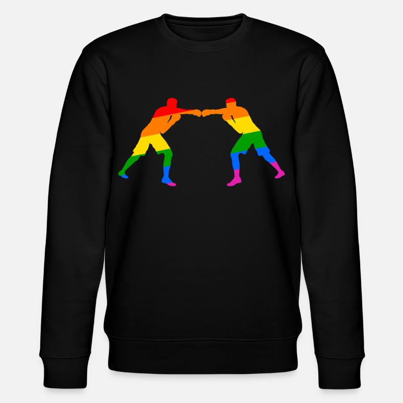 Boxen - Kampfgeist und Vielfalt - Stanley/Stella Unisex Bio-Sweatshirt CHANGER  - Schwarz