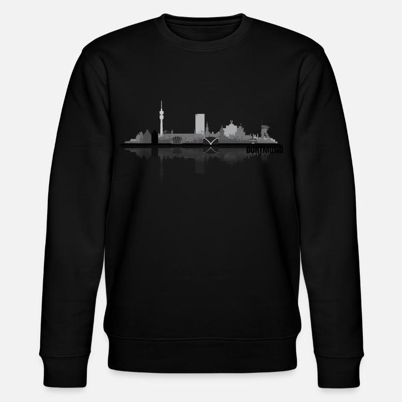 Dortmund 01 - Stanley/Stella Unisex Bio-Sweatshirt CHANGER  - Schwarz
