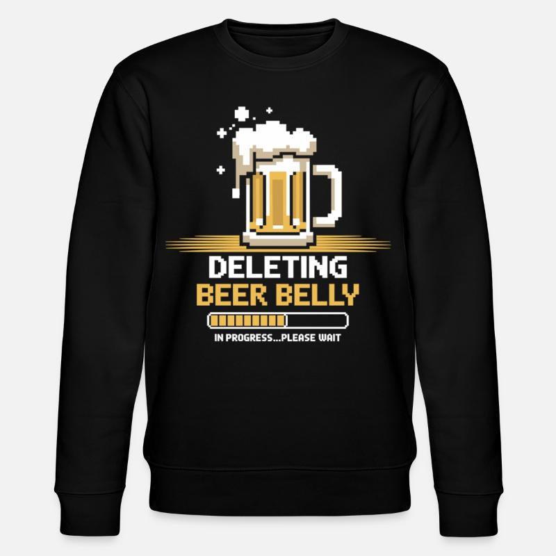 Progrès : Poitrine de bière claire - Sweat bio CHANGER Stanley/Stella Unisexe - noir