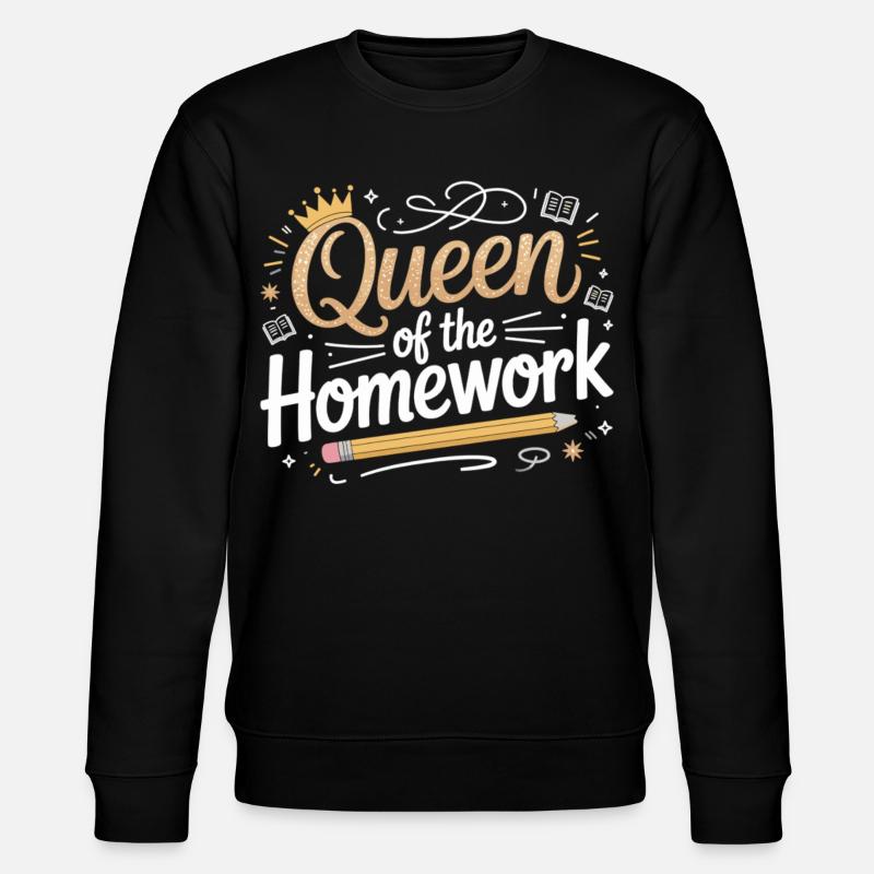 Chemise Reine des devoirs - Sweat bio CHANGER Stanley/Stella Unisexe - noir