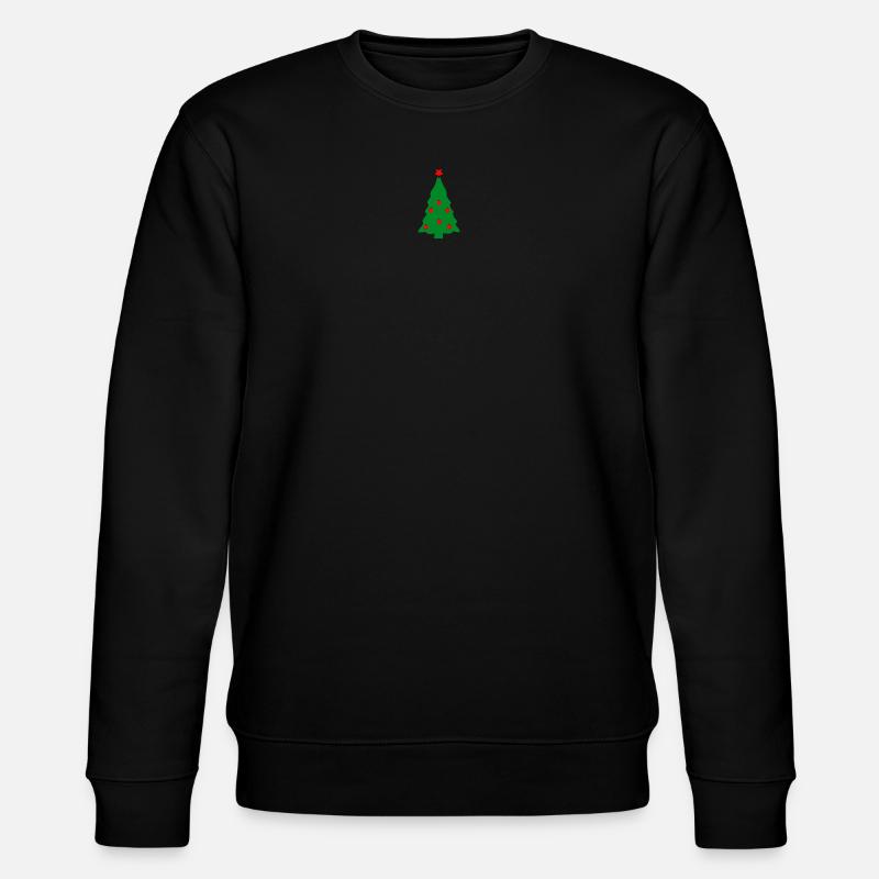 Christmas tree - Stanley/Stella CHANGER Unisex Organic Sweatshirt - black