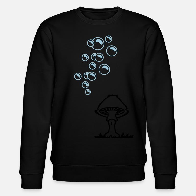 Blasen / bubbles (C, 1c) - Stanley/Stella Unisex Bio-Sweatshirt CHANGER  - Schwarz