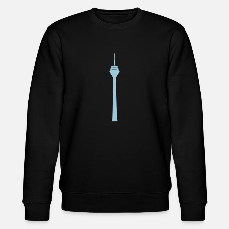 Rheinturm - Stanley/Stella Unisex Bio-Sweatshirt CHANGER  - Schwarz