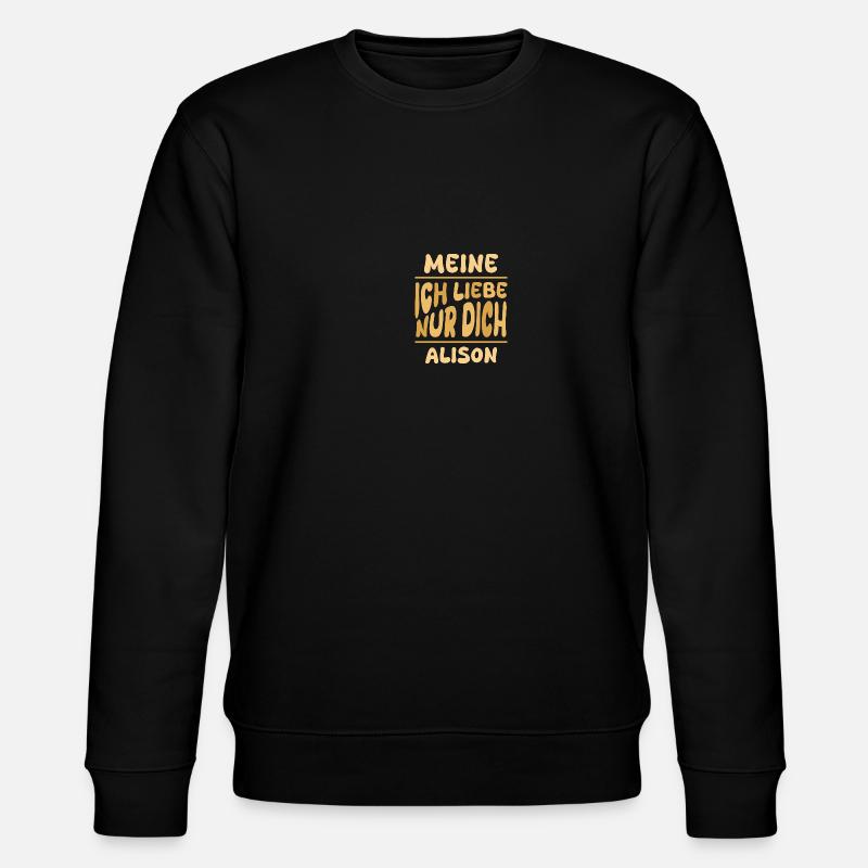 Frau Alison - Stanley/Stella Unisex Bio-Sweatshirt CHANGER  - Schwarz