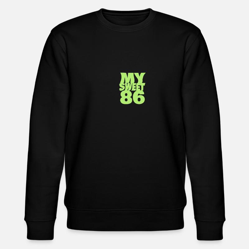 Süß 86 - Stanley/Stella Unisex Bio-Sweatshirt CHANGER  - Schwarz