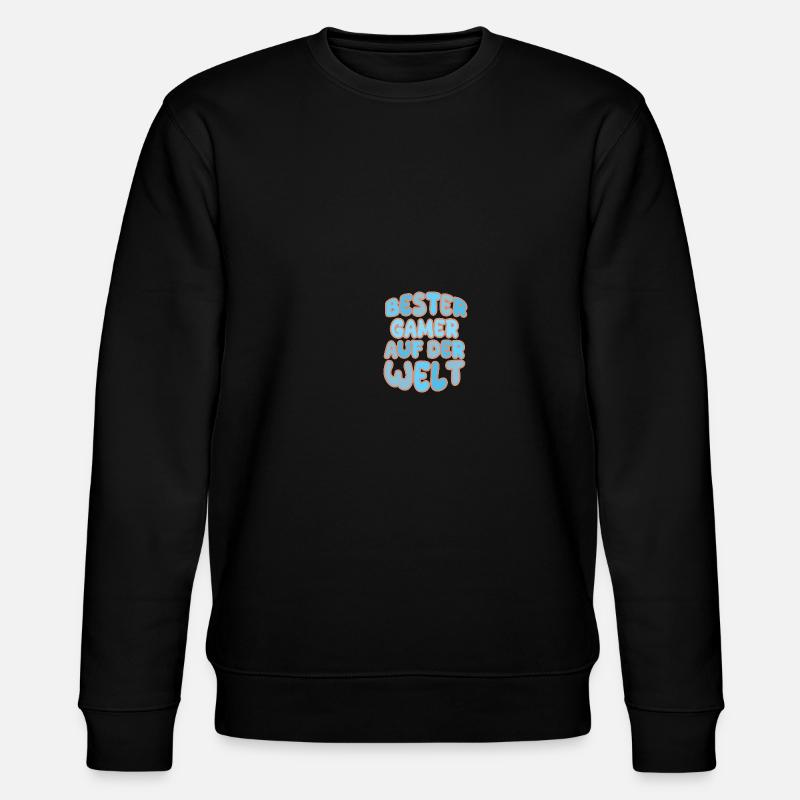 Berufung Gamer - Stanley/Stella Unisex Bio-Sweatshirt CHANGER  - Schwarz