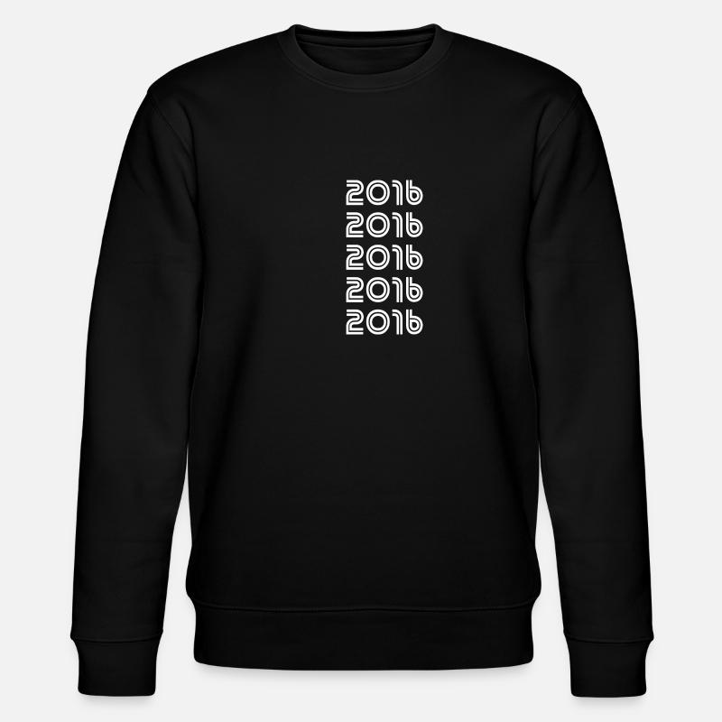 Year 2016 - Stanley/Stella CHANGER Unisex Organic Sweatshirt - black