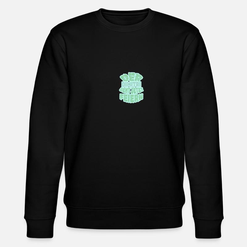 Geschenk für Dimitri - Stanley/Stella Unisex Bio-Sweatshirt CHANGER  - Schwarz