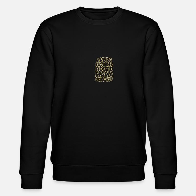 Spruch André - Stanley/Stella Unisex Bio-Sweatshirt CHANGER  - Schwarz
