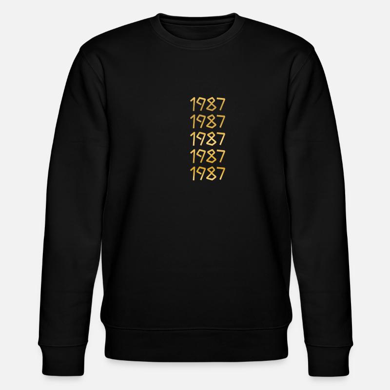 Freizeit 1987 - Stanley/Stella Unisex Bio-Sweatshirt CHANGER  - Schwarz