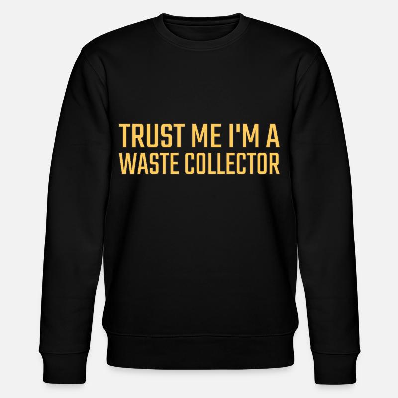 Waste collector Trust me - Stanley/Stella Unisex Bio-Sweatshirt CHANGER  - Schwarz