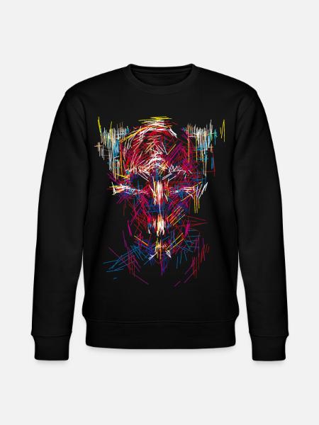 Halloween devil / Abstract - Stanley/Stella CHANGER Unisex Organic Sweatshirt - black
