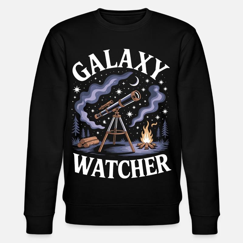 Galaxy Watcher - Stanley/Stella CHANGER Unisex Organic Sweatshirt - black