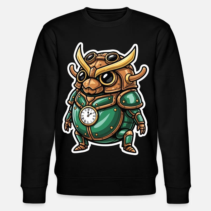 Uhrmacher Scarab Steampunk Emerald Armor - Stanley/Stella Unisex Bio-Sweatshirt CHANGER  - Schwarz