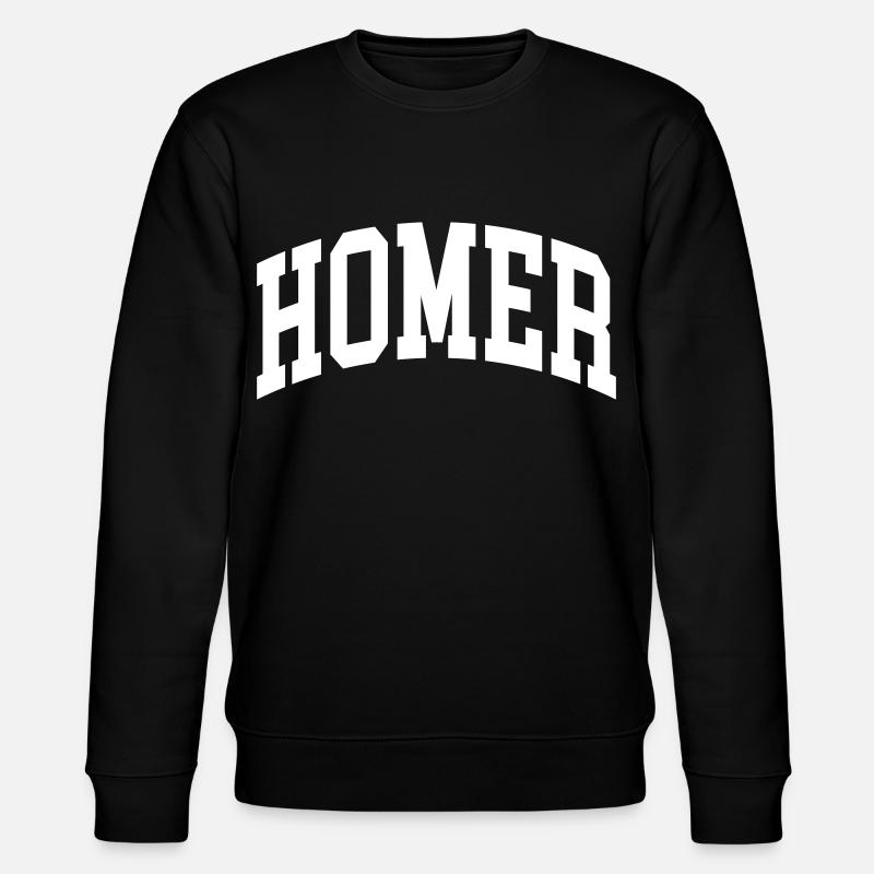 Homer - Stanley/Stella Unisex Bio-Sweatshirt CHANGER  - Schwarz