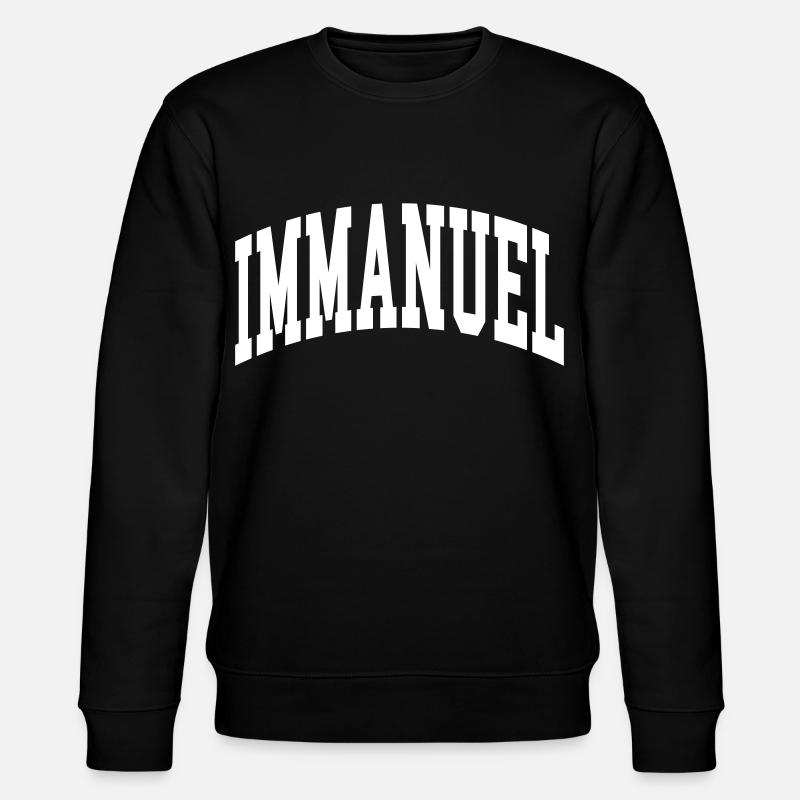Immanuel - Stanley/Stella Unisex Bio-Sweatshirt CHANGER  - Schwarz