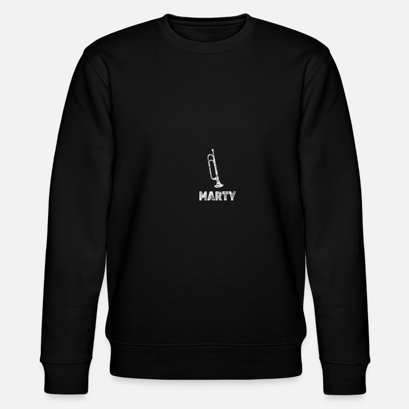 Marty als Blasmusik - Stanley/Stella Unisex Bio-Sweatshirt CHANGER  - Schwarz