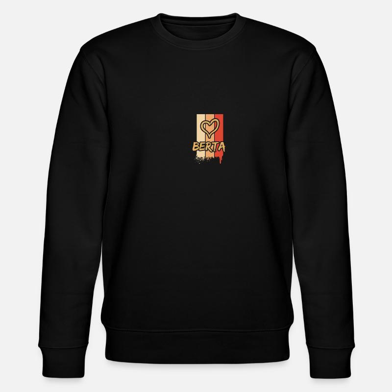 Berta - Stanley/Stella Unisex Bio-Sweatshirt CHANGER  - Schwarz