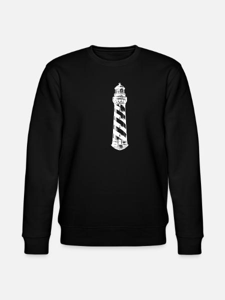 Phare côtier à rayures obliques - Sweat bio CHANGER Stanley/Stella Unisexe - noir