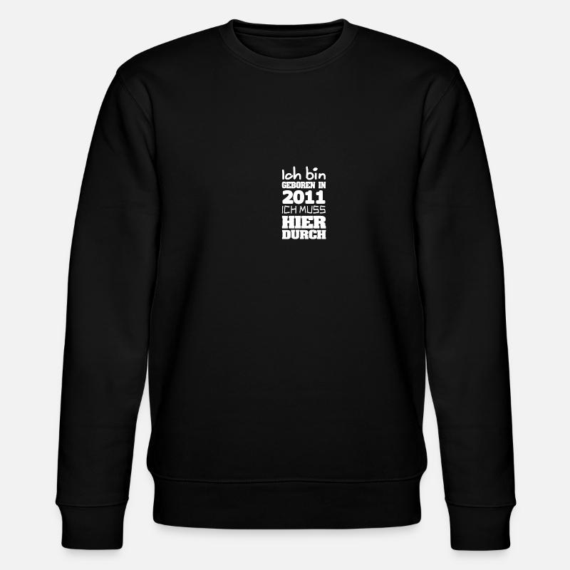 Né en 2011 - Sweat bio CHANGER Stanley/Stella Unisexe - noir