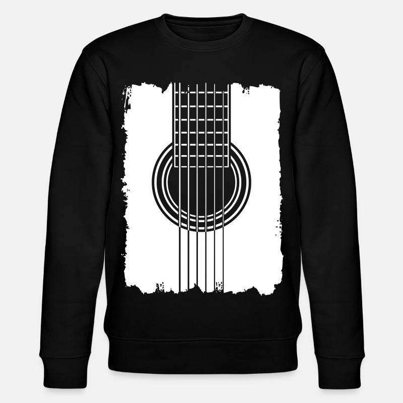 Guitar Poster Graffiti Style - Stanley/Stella CHANGER Unisex Organic Sweatshirt - black