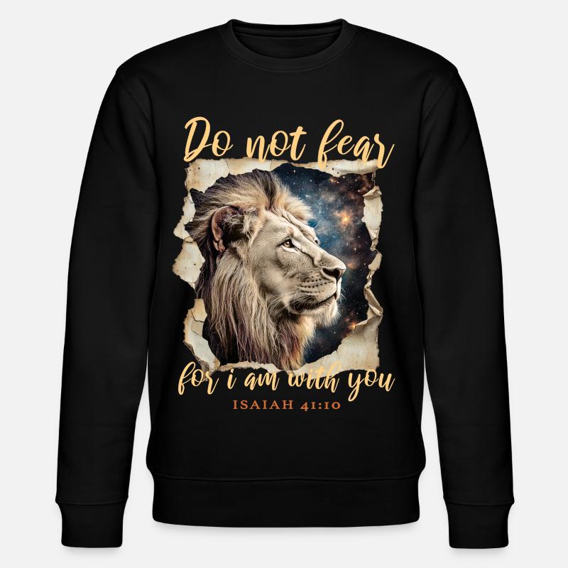 Verset biblique du lion - Sweat bio CHANGER Stanley/Stella Unisexe - noir