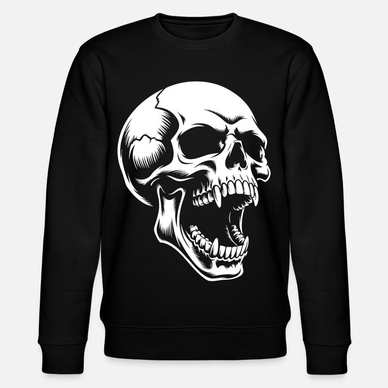 Le Crâne Hurlant - Sweat bio CHANGER Stanley/Stella Unisexe - noir