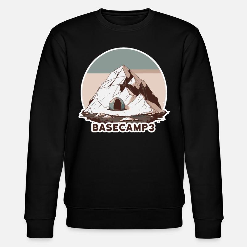 Mountaineer Base Camp 3 - Stanley/Stella CHANGER Unisex Organic Sweatshirt - black