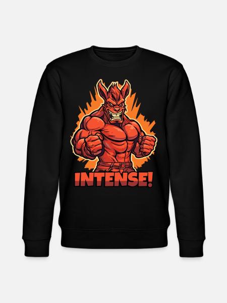 Muscular Beast: Intense - Stanley/Stella CHANGER Unisex Organic Sweatshirt - black