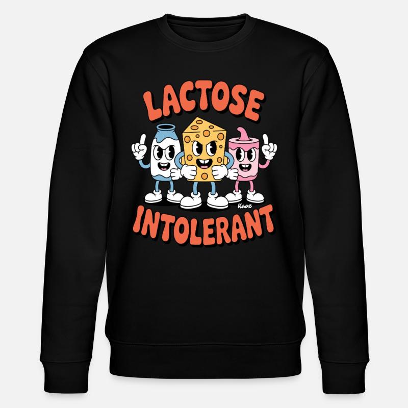 La démarche intolérante au lactose - Sweat bio CHANGER Stanley/Stella Unisexe - noir