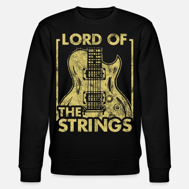 Gitarre - Stanley/Stella Unisex Bio-Sweatshirt CHANGER  - Schwarz