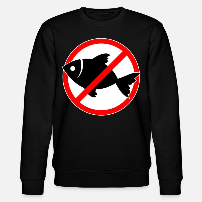 Poisson interdit - poisson - Sweat bio CHANGER Stanley/Stella Unisexe - noir