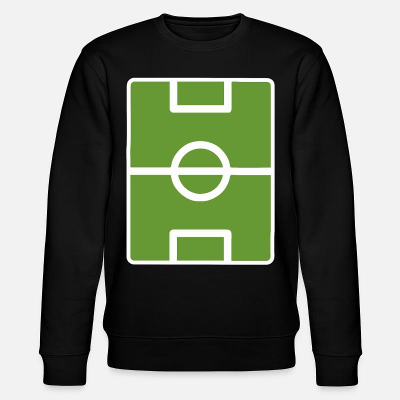 Fußball Feld - Stanley/Stella Unisex Bio-Sweatshirt CHANGER  - Schwarz