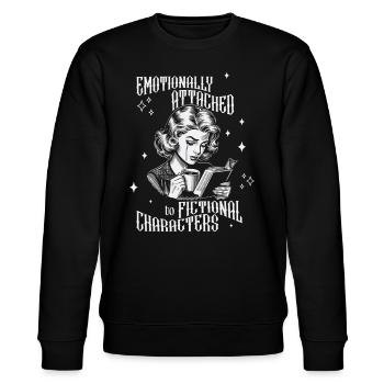 Humour de livre rétro pour les nerds de livres vintage - Sweat bio CHANGER Stanley/Stella Unisexe - noir - Devant - Nik (191cm) & Marisol (170cm)