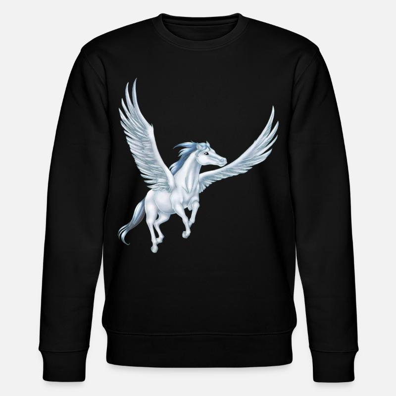 Pegasus 12 (Remake von 3) - Stanley/Stella Unisex Bio-Sweatshirt CHANGER  - Schwarz