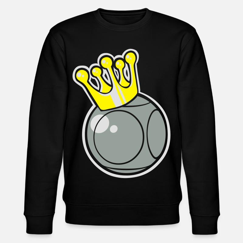 roi pétanque logo flex - Sweat bio CHANGER Stanley/Stella Unisexe - noir