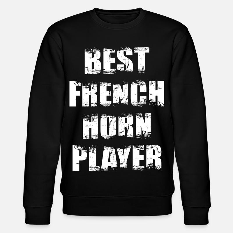 Bester Waldhornspieler - Stanley/Stella Unisex Bio-Sweatshirt CHANGER  - Schwarz