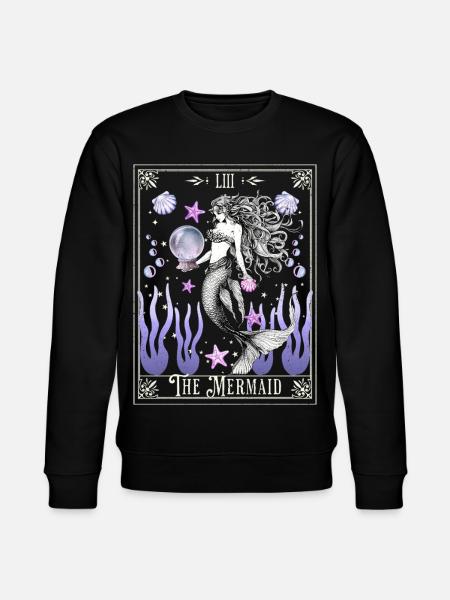 The Mermaid Mystical Tarot - Stanley/Stella CHANGER Unisex Organic Sweatshirt - black