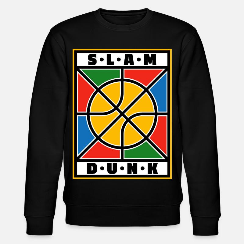 Slam Dunk Basketball - Stanley/Stella Unisex Bio-Sweatshirt CHANGER  - Schwarz