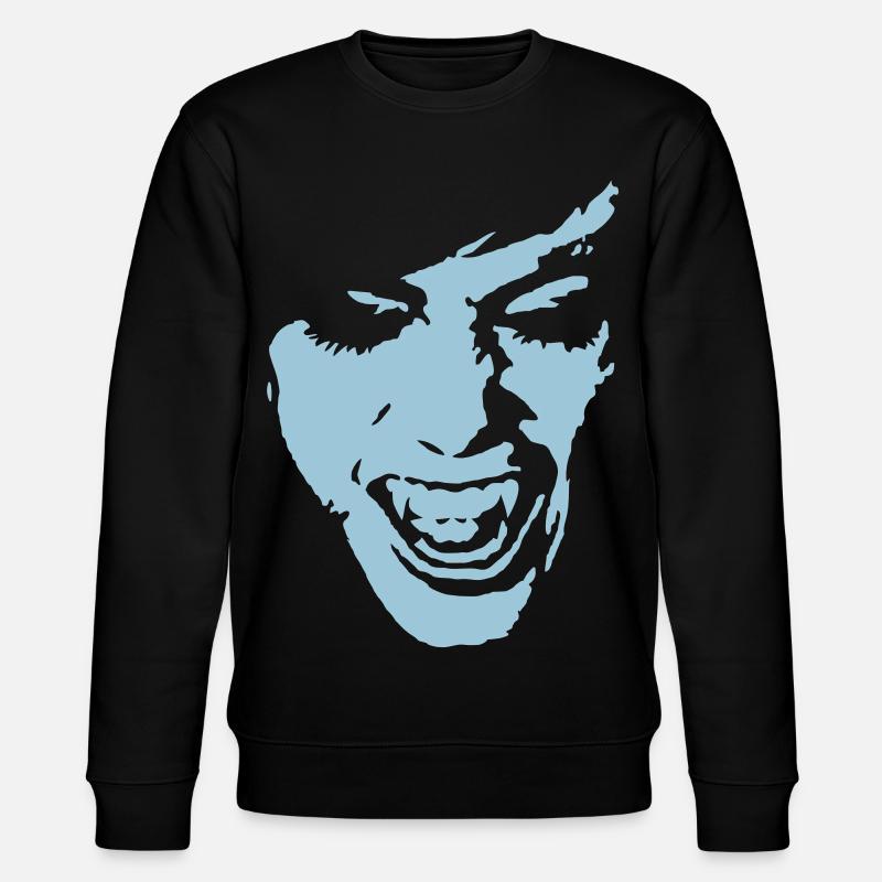Vampire hug - Stanley/Stella Unisex Bio-Sweatshirt CHANGER  - Schwarz