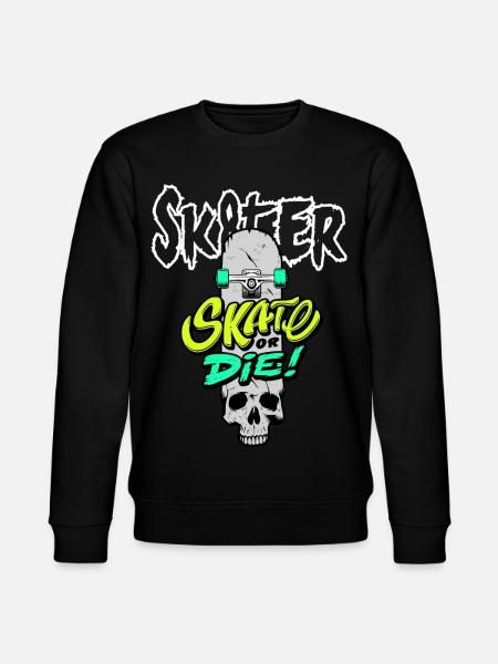 Skater kids - Stanley/Stella CHANGER Unisex Organic Sweatshirt - black