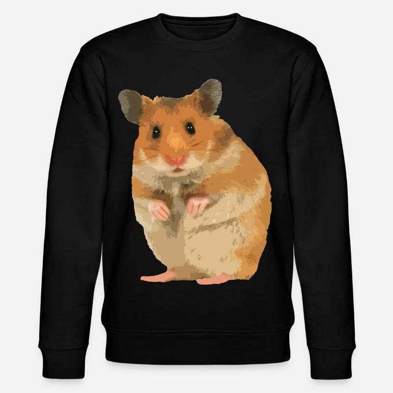 Hamster - Stanley/Stella Unisex Bio-Sweatshirt CHANGER  - Schwarz