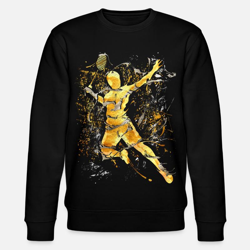 Badminton - Smash - Badminton - Sweat bio CHANGER Stanley/Stella Unisexe - noir