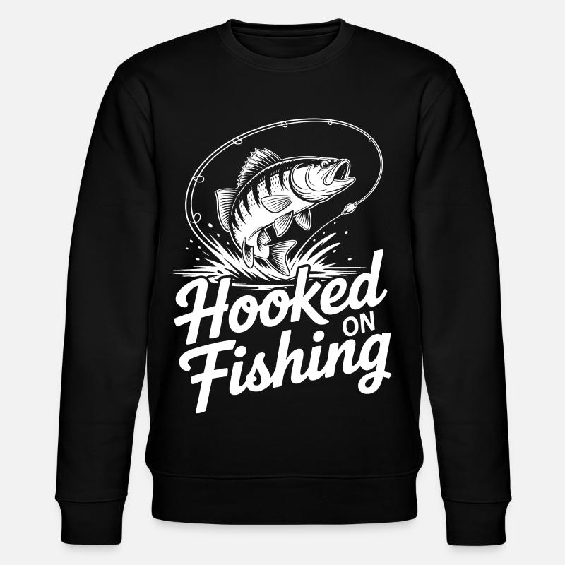 Accroché au saut de poisson - Sweat bio CHANGER Stanley/Stella Unisexe - noir