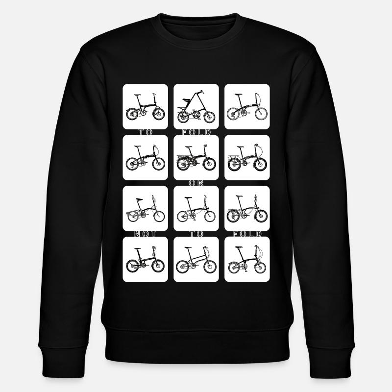 FALTEN ODER NICHT FALTEN (umkehren) - Stanley/Stella Unisex Bio-Sweatshirt CHANGER  - Schwarz