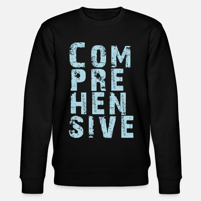 Mastery of COMPREHENSIVE knowledge - Stanley/Stella CHANGER Unisex Organic Sweatshirt - black
