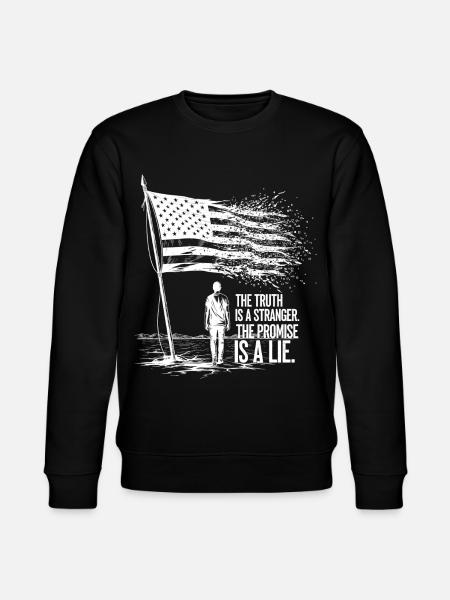 The Truth is a Stranger - Stanley/Stella CHANGER Unisex Organic Sweatshirt - black