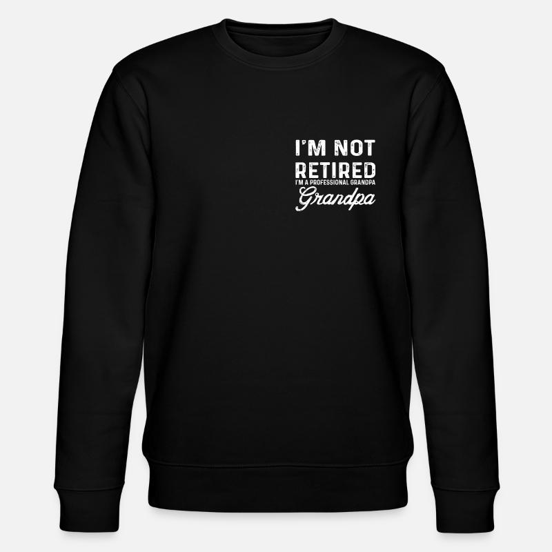 Cadeau pour Grandpa Grandpa Statement - Sweat bio CHANGER Stanley/Stella Unisexe - noir