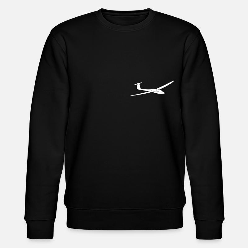 Discus b Segelflugzeug Segelflieger gleiten Pilot - Stanley/Stella Unisex Bio-Sweatshirt CHANGER  - Schwarz
