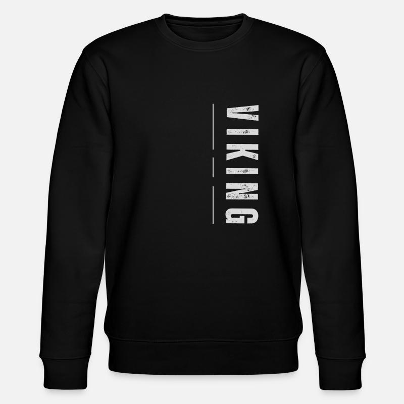 Wikinger - Stanley/Stella Unisex Bio-Sweatshirt CHANGER  - Schwarz
